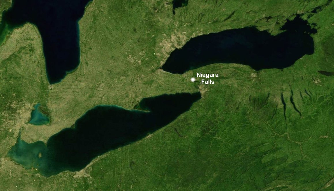 Lakes Erie and Ontario